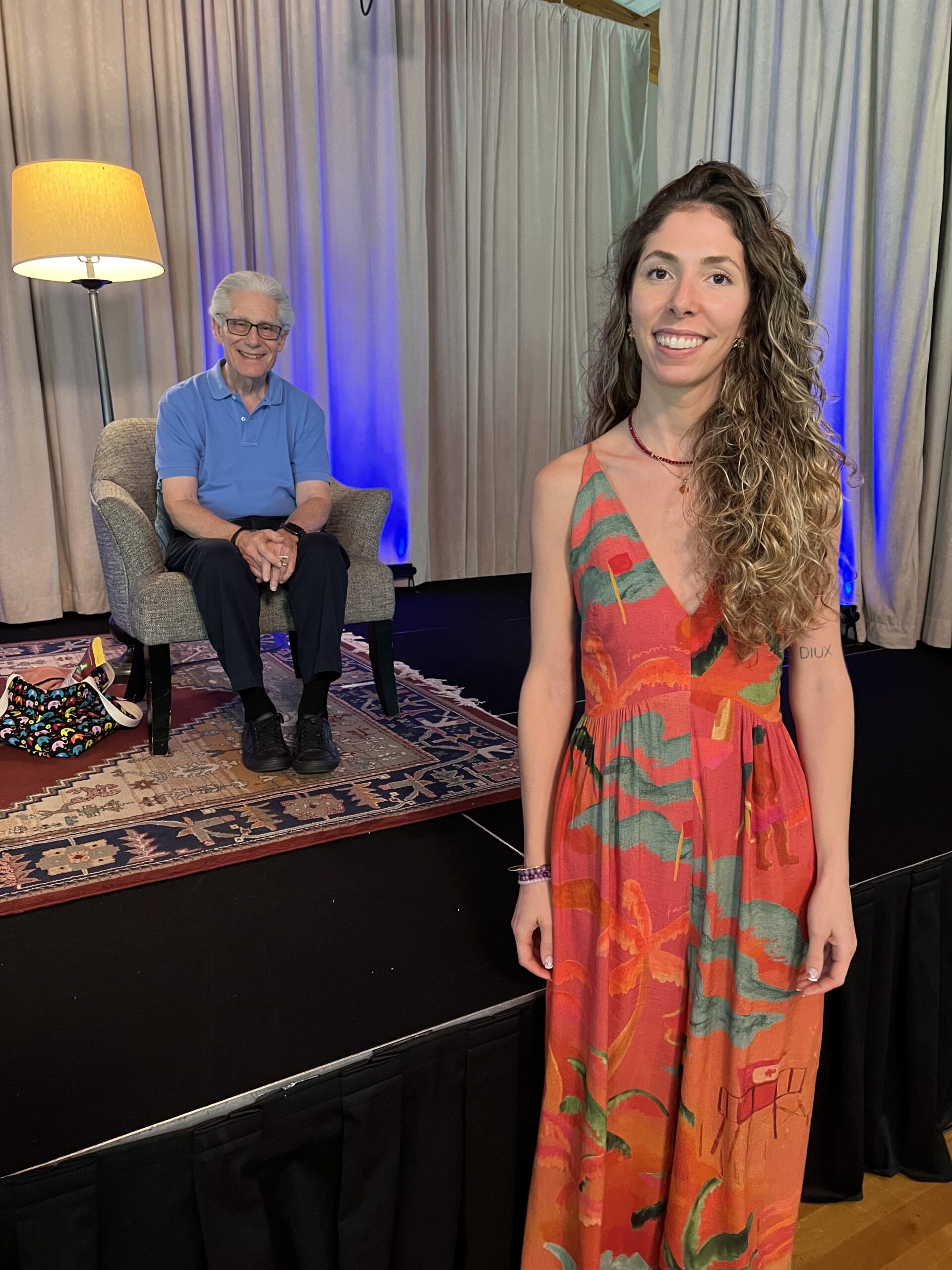Malena Lazarte y el Dr. Brian Weiss